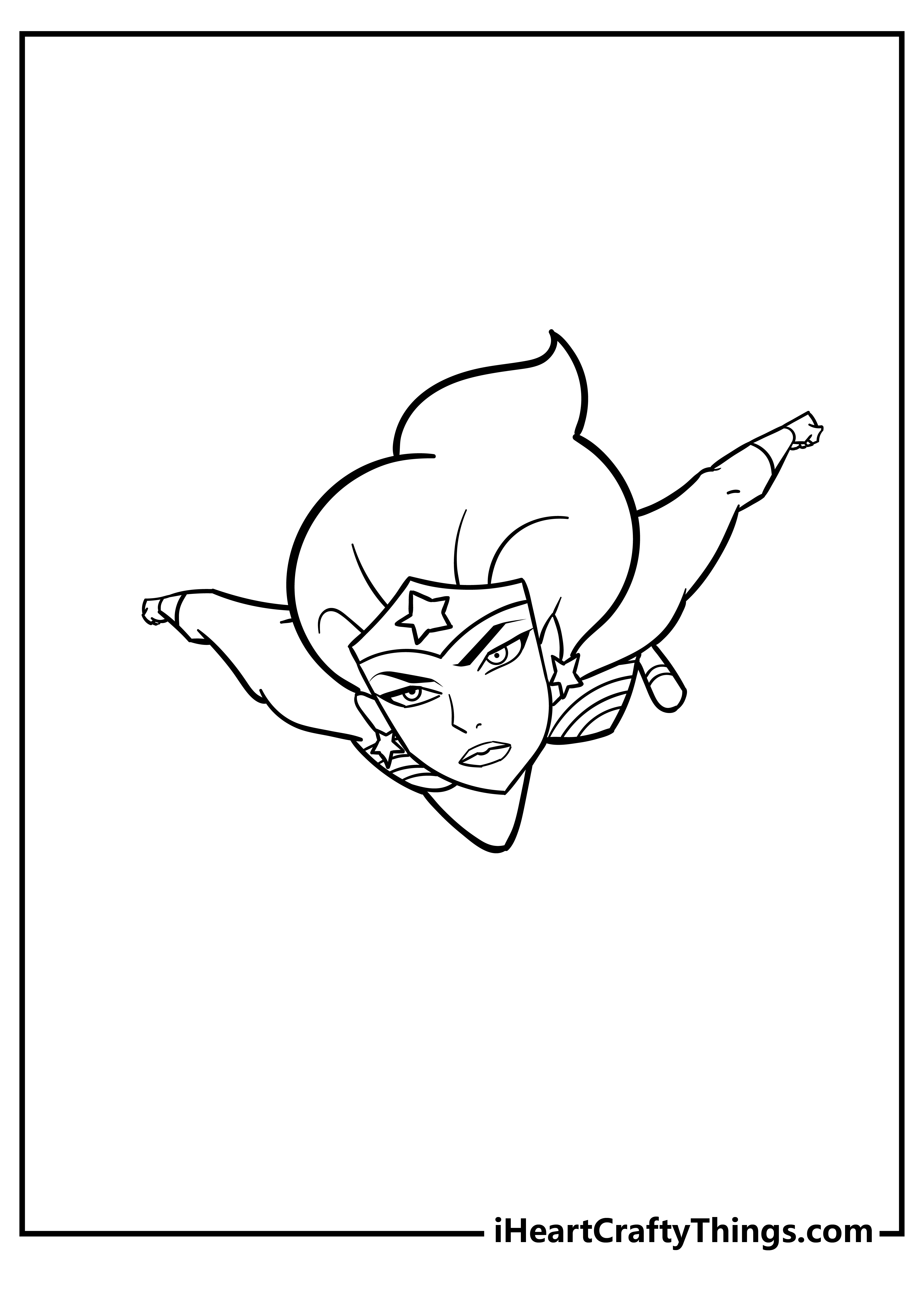 Wonder woman coloring pages free printables