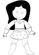 Wonder woman coloring pages free coloring pages