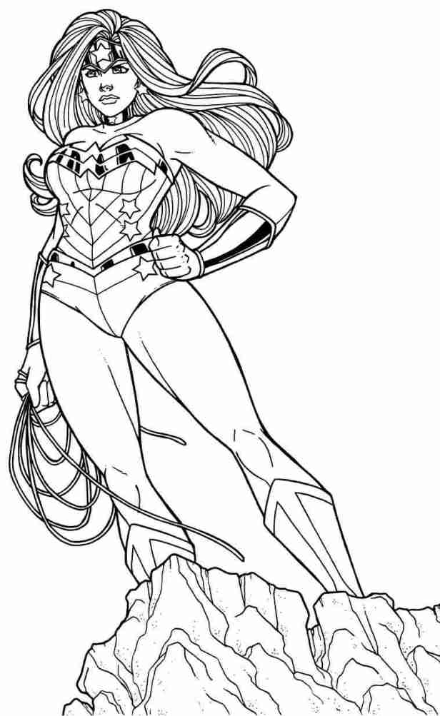 Printable coloring pages for girl superheroes â all superheroes printable pictures to color
