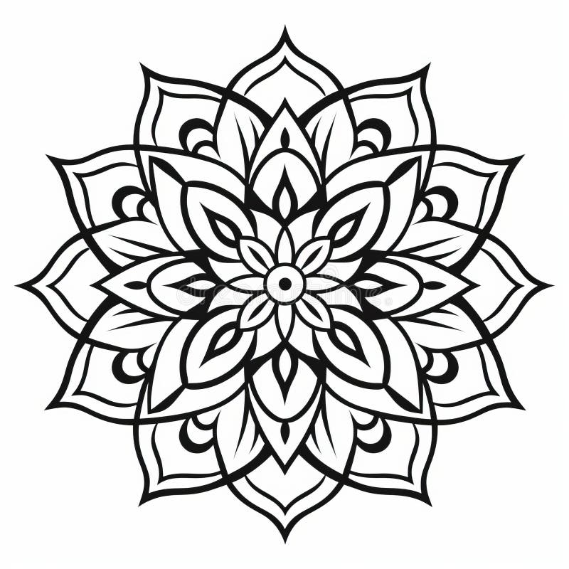 Simple adult coloring pages stock illustrations â simple adult coloring pages stock illustrations vectors clipart