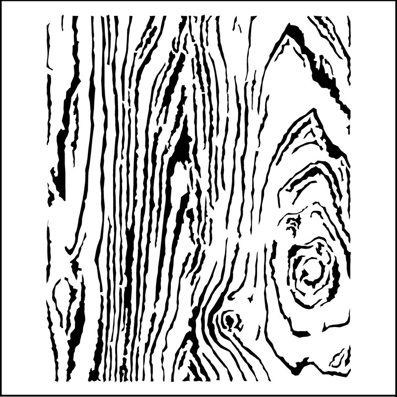 Mini template wood grain personal impressions