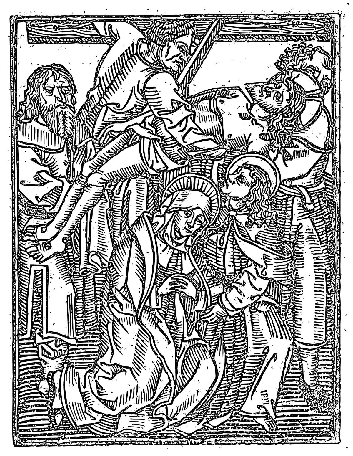 The descent from the cross by meester van de delbecq