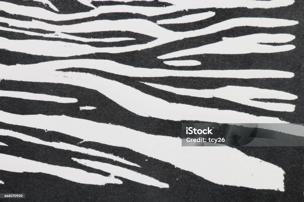 Art abstract background pattern print on white color paper wood cut modern art contemporary art stock photo