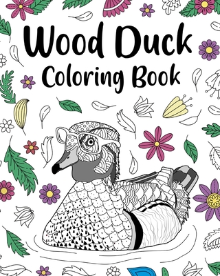 Wood duck coloring book funny quotes and freestyle drawing pages carolina duck aix sponsa paperback penguin bookshop