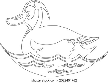 Ducks splashing water over royalty
