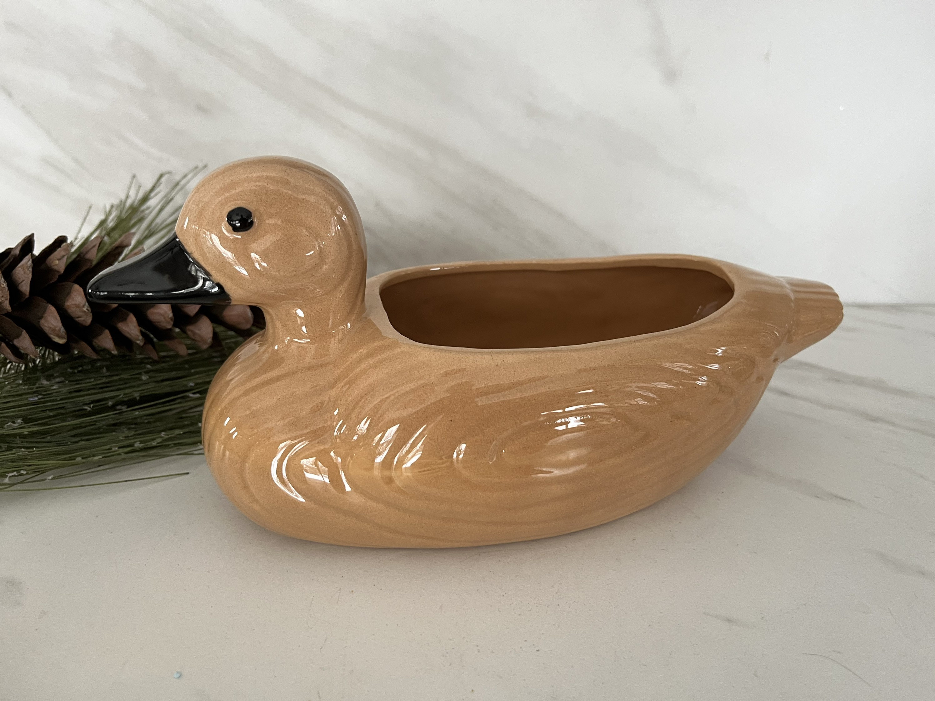 Wood duck planter
