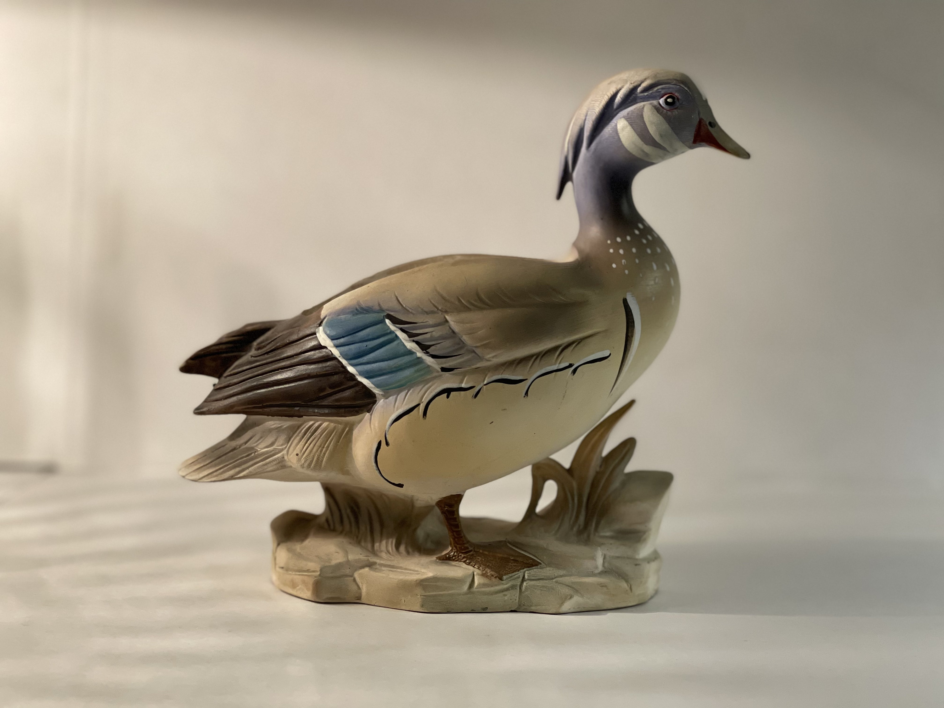 Wood duck planter