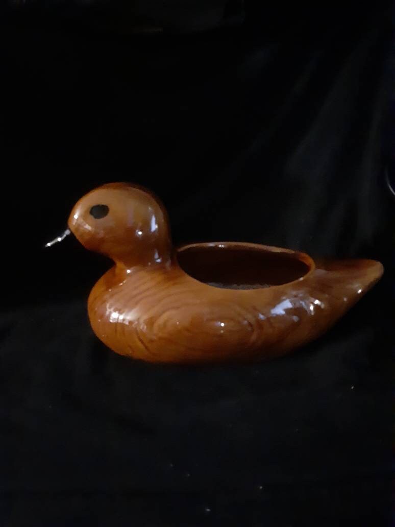 Wood duck planter