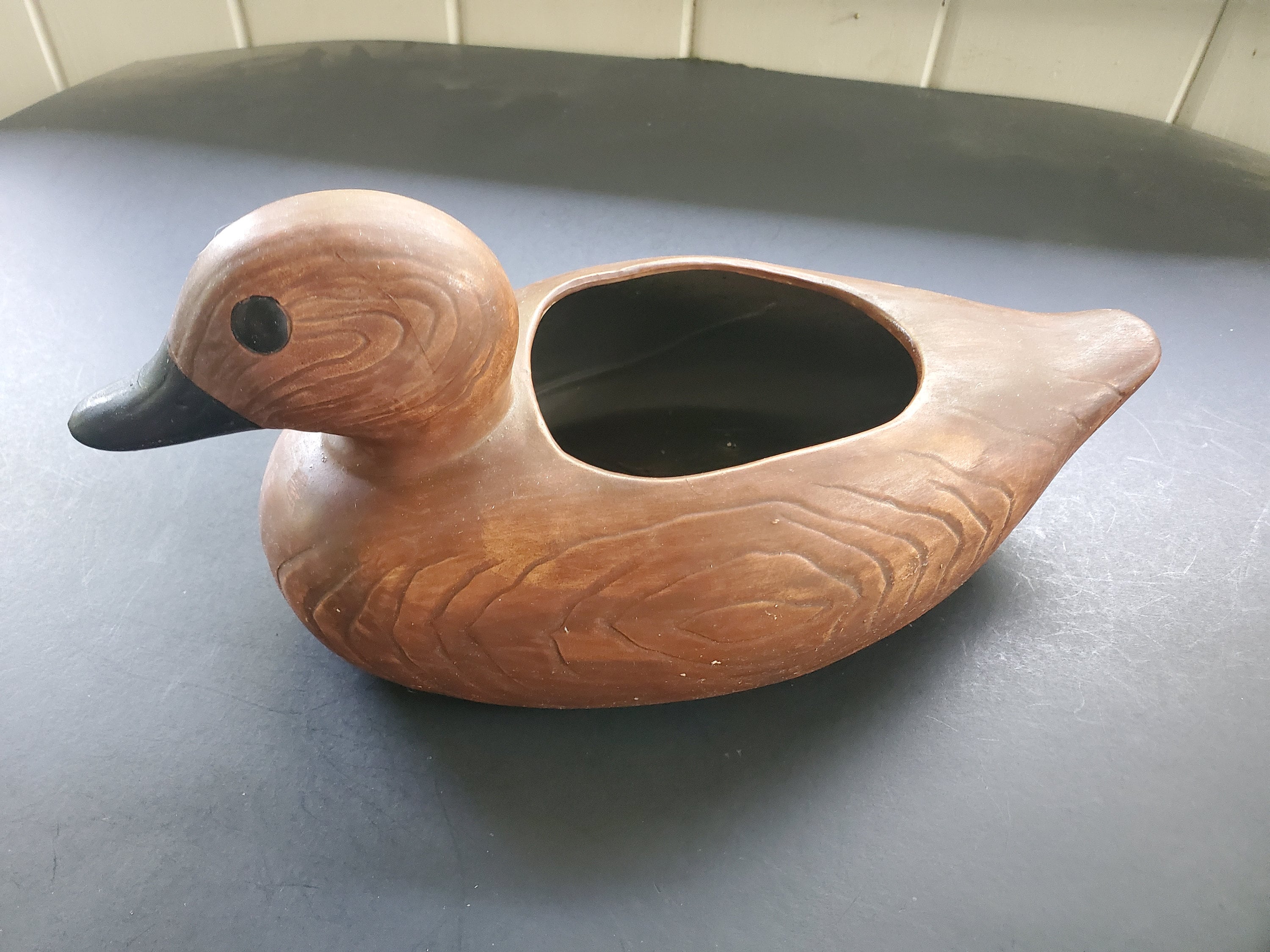 Wood duck planter