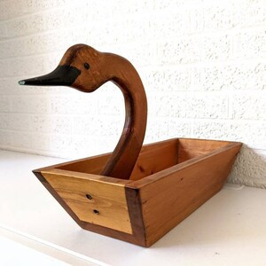 Wood duck planter