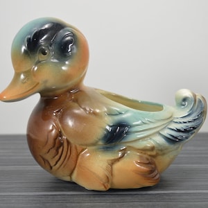 Wood duck planter