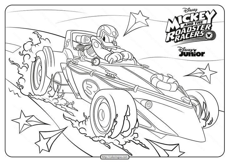 The roadster racers donald duck coloring page disney coloring pages mickey mouse coloring pages coloring pages