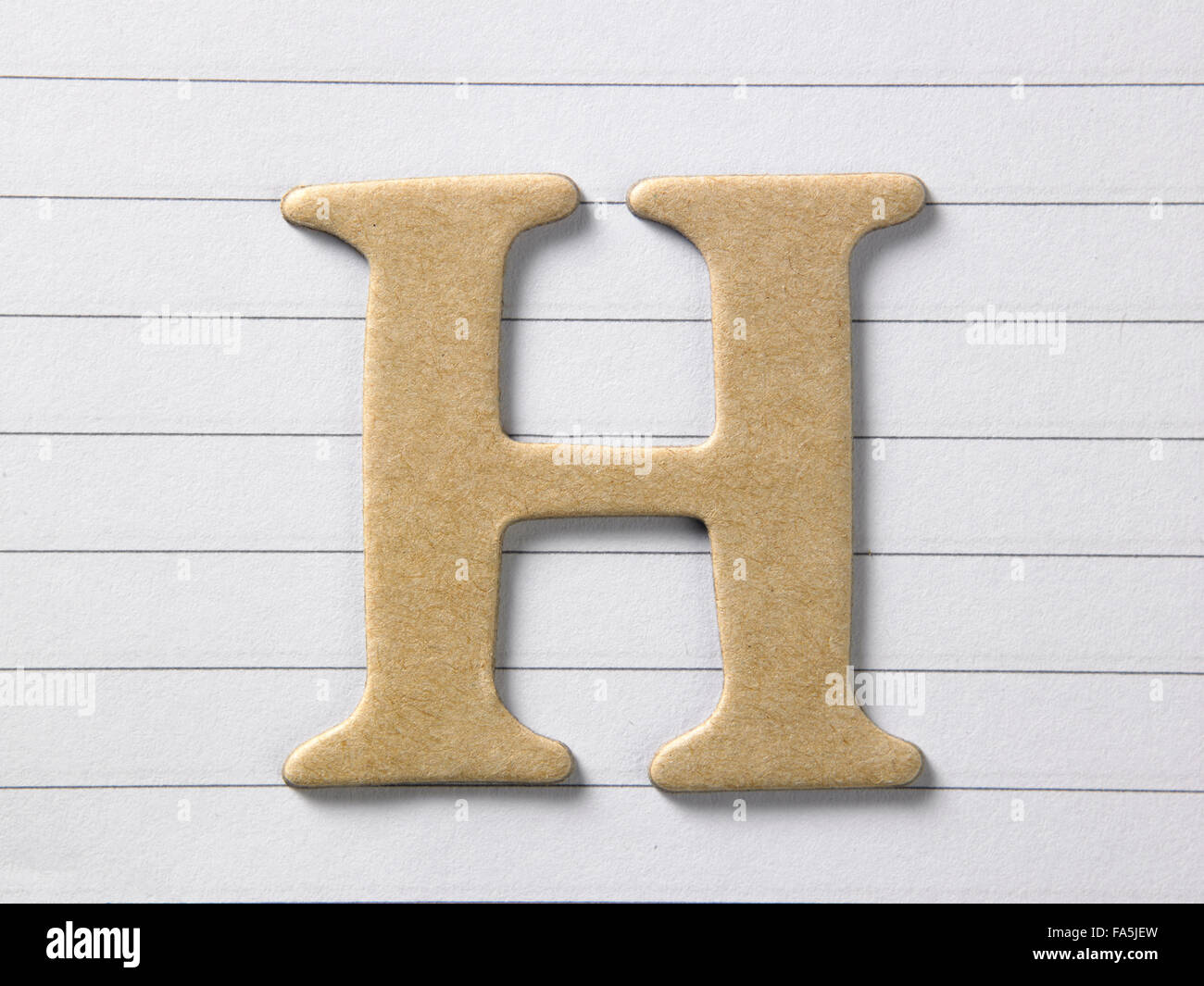 Alphabet h hi