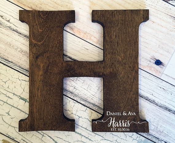 Letter guest book distressed letter sign wood letters wedding guest book alternative guest book sign wood guest book wood cutout