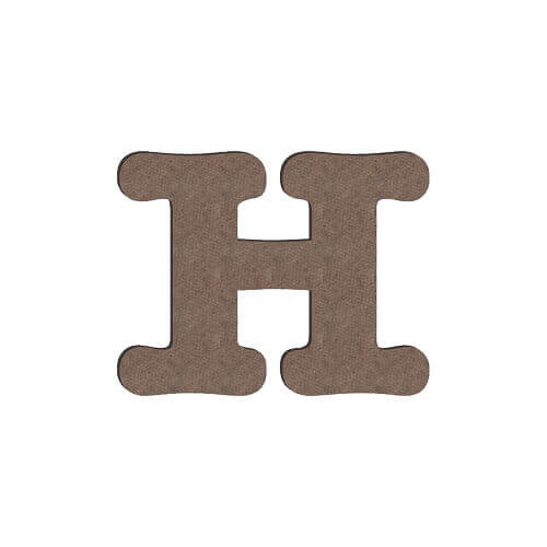 Decorative mdf letter
