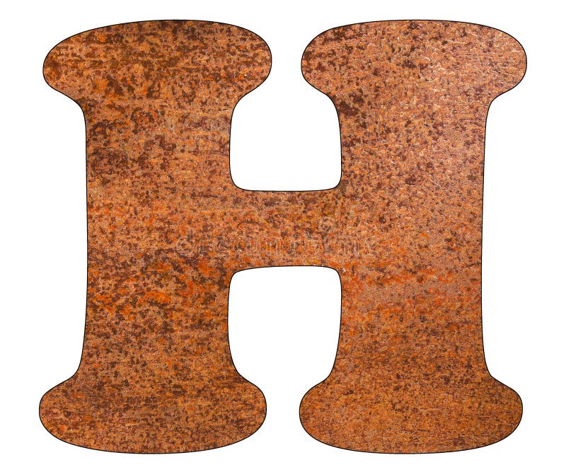 Letter h space stock photos