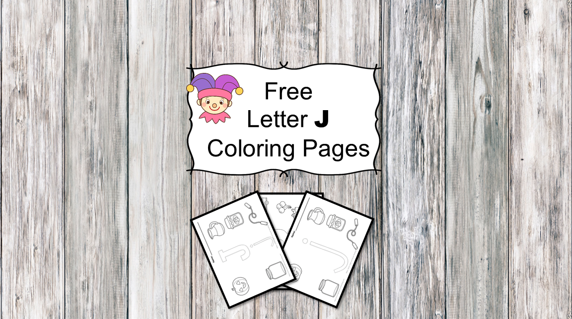 Letter j coloring pages