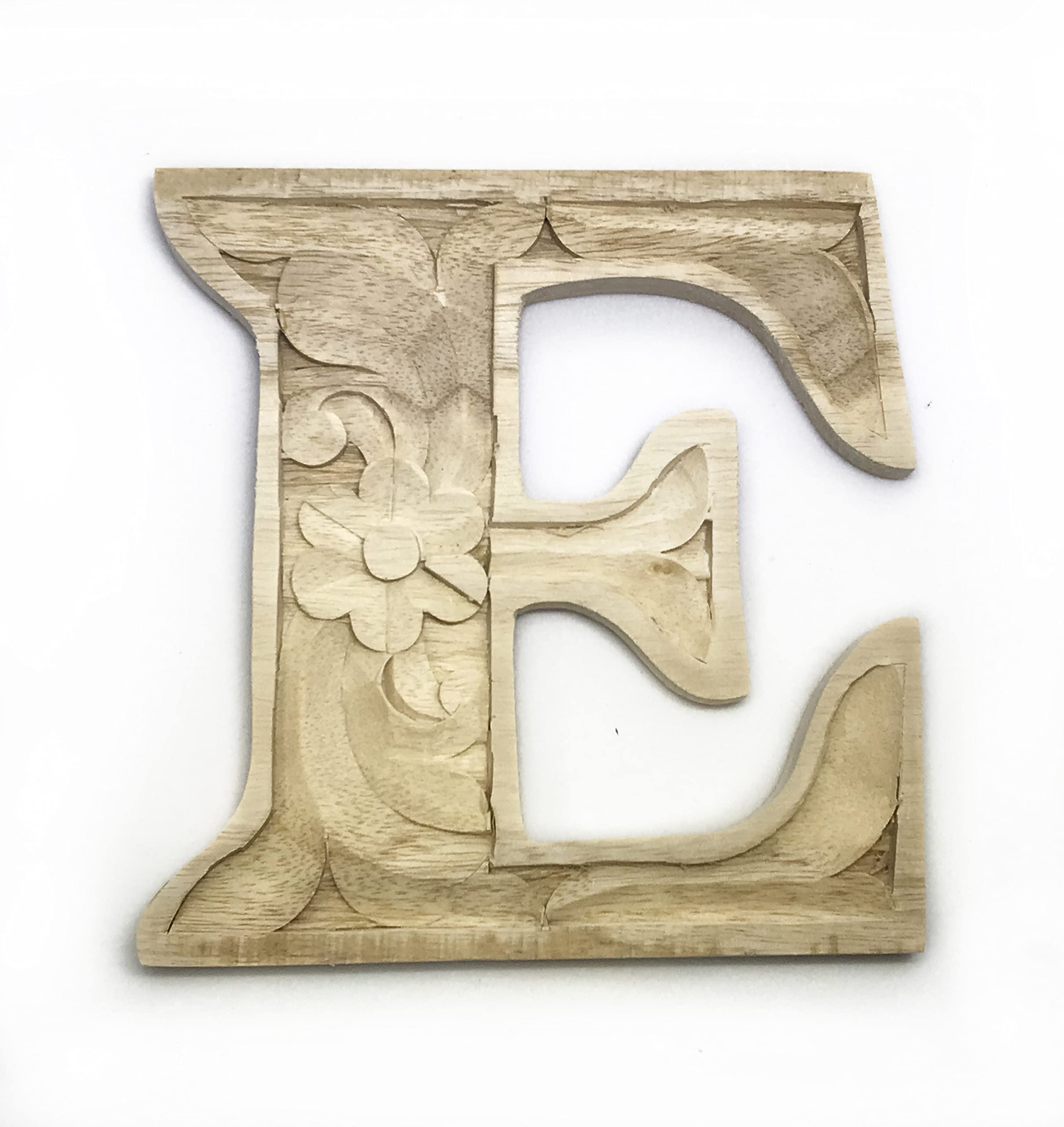 Wooden alphabet letter unfinished engraved decorative vintage wood diy crafts art paintable party wedding decoration