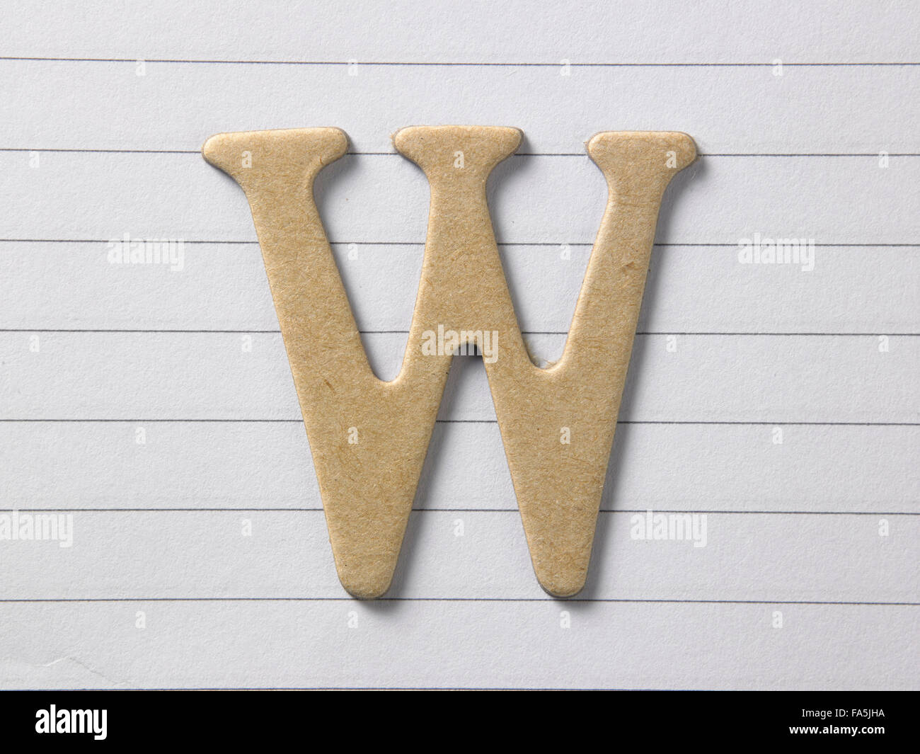 Alphabet w hi