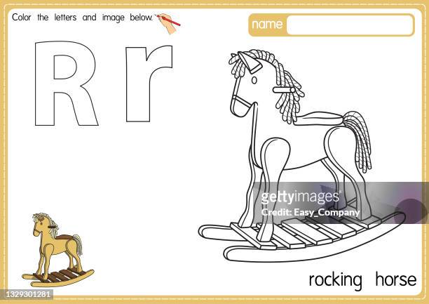 Wooden rocking chair stock photos high