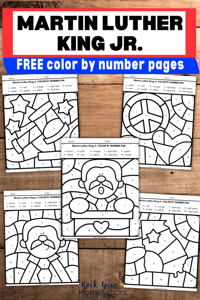 Martin luther king jr coloring pages free printables