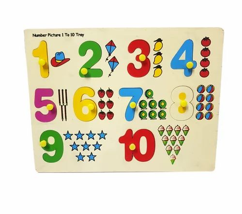 Ulticolor wooden nubers learning block puzzle at rs piece in gurugra