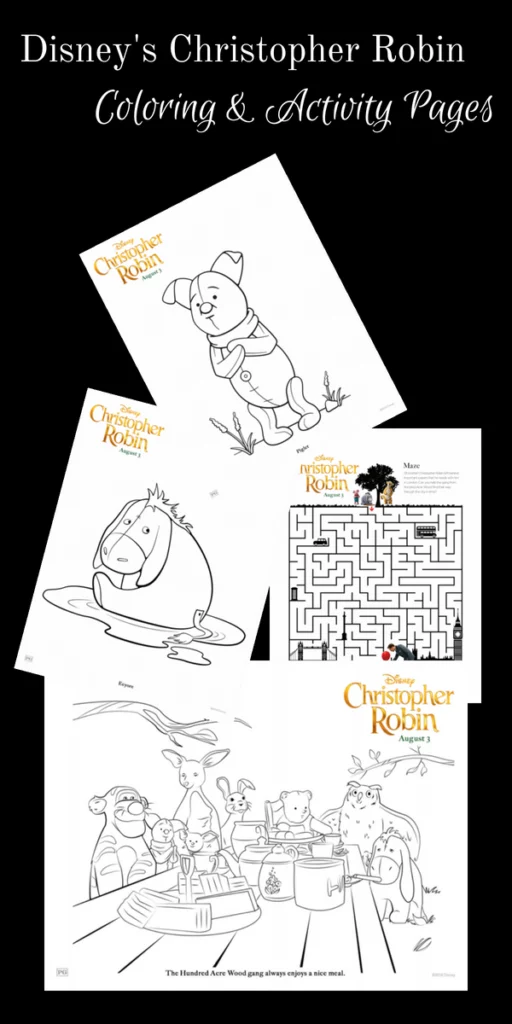 Grab your free printable disneys christopher robin coloring pages activities