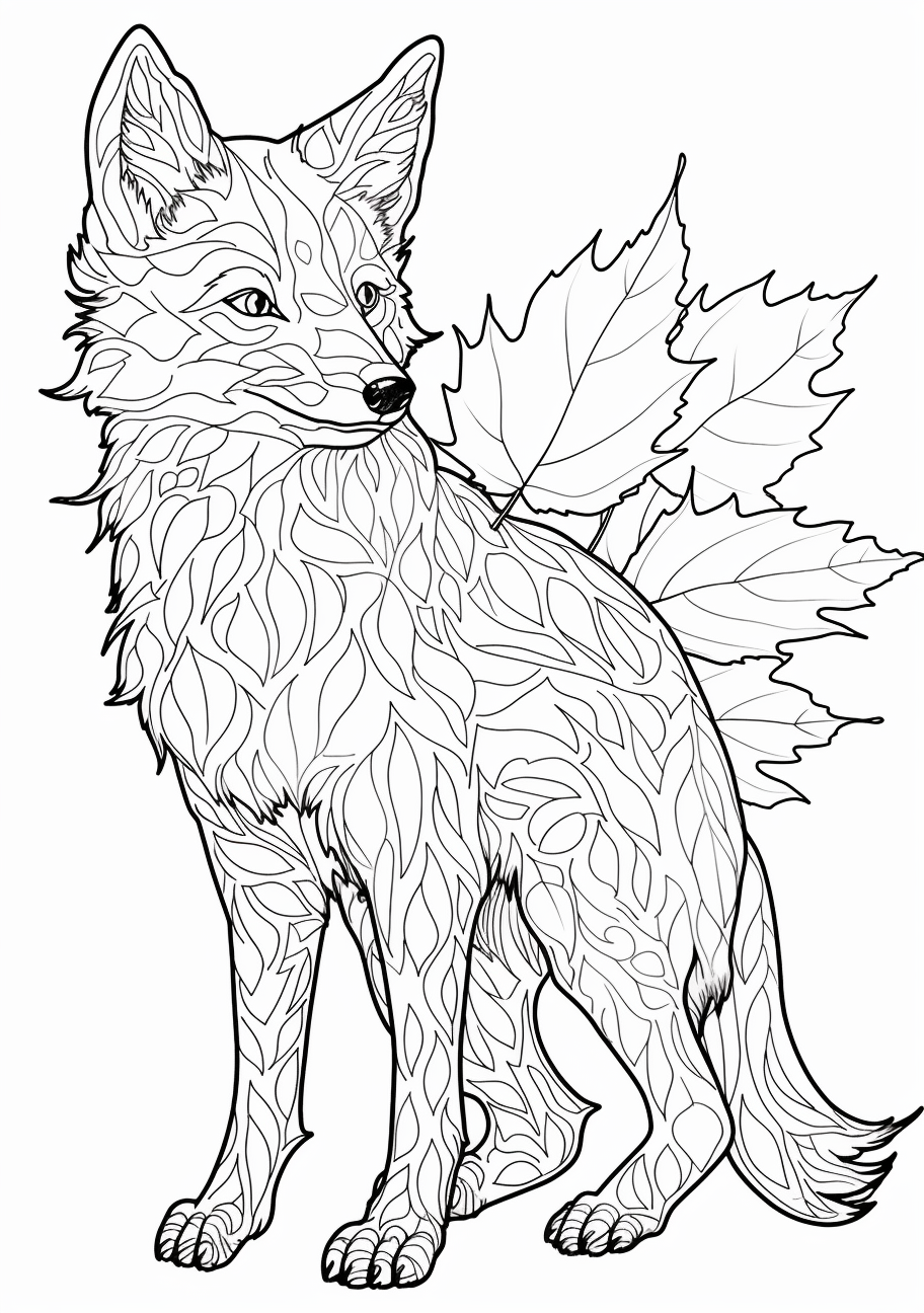 Fox artistry woodland patterns