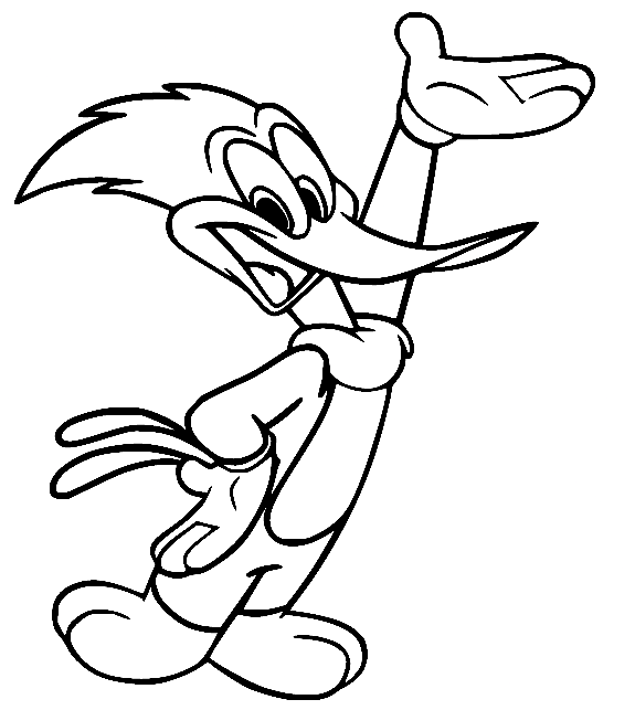 Woody woodpecker coloring pages printable for free download