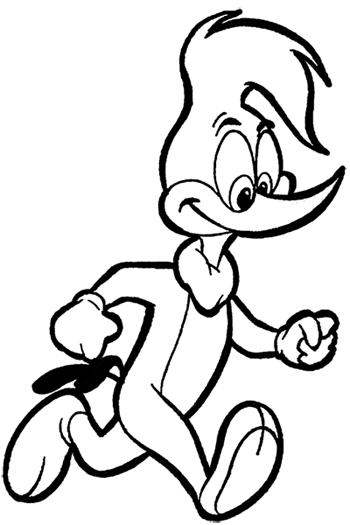 How to draw woody woodpecker with easy step by step drawing tutorial