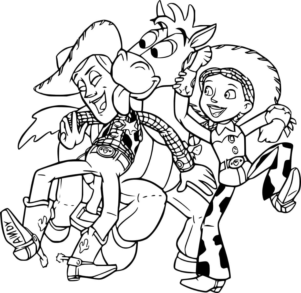 Toy story coloring pages
