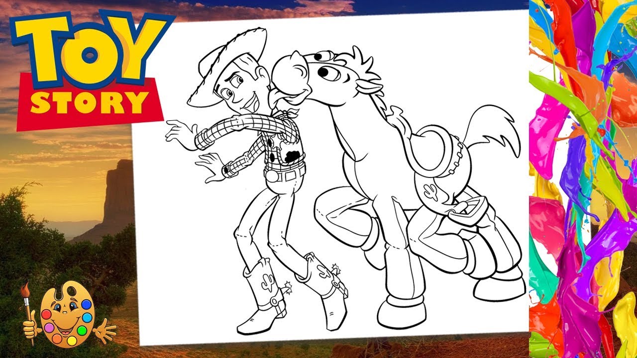 Coloring toy story