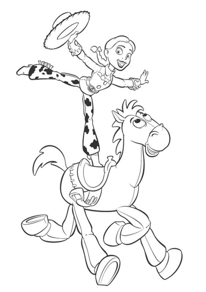Free easy to print toy story coloring pages