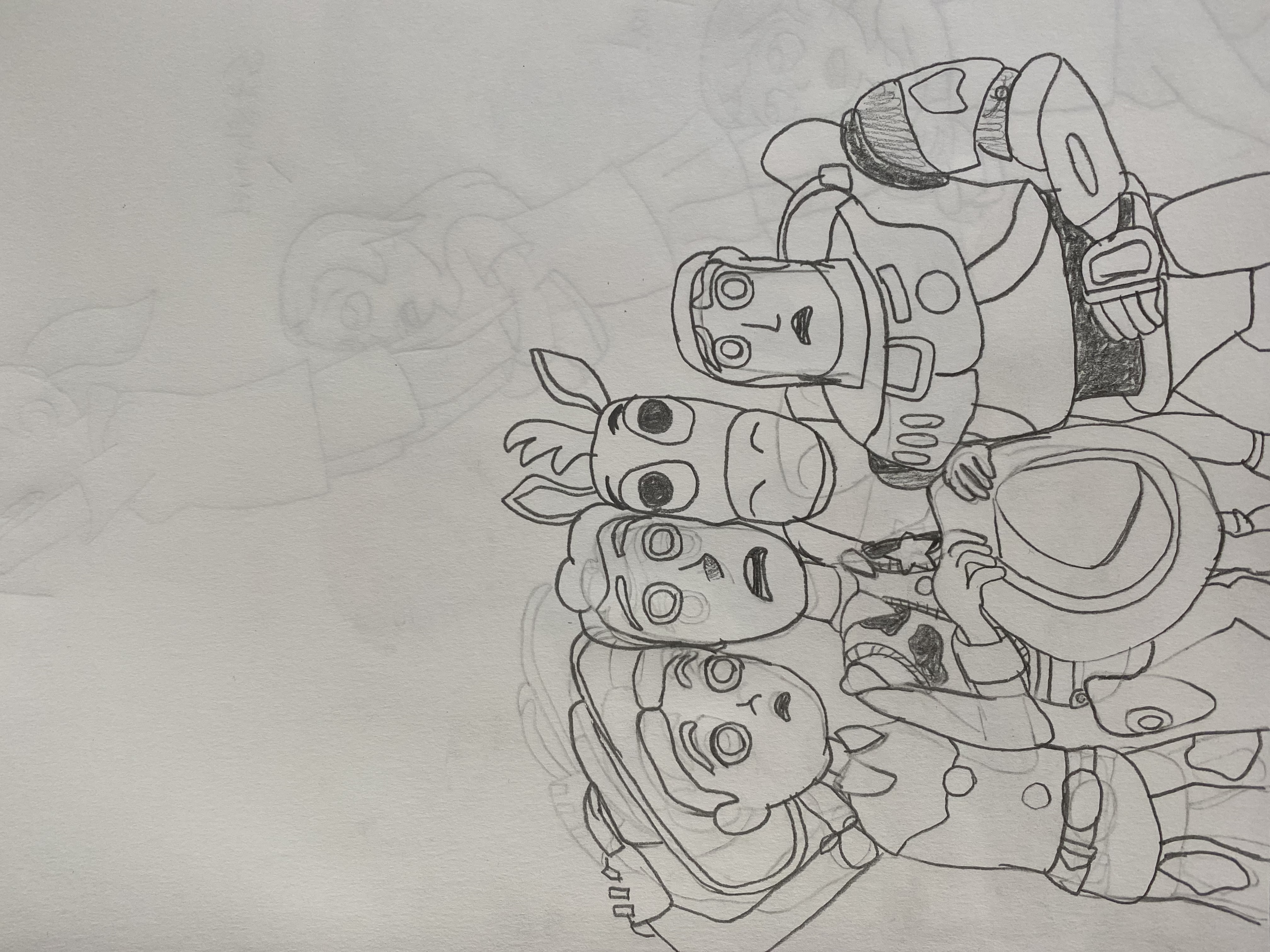 Woody buzz jessie and bullseye by rohanartlife on