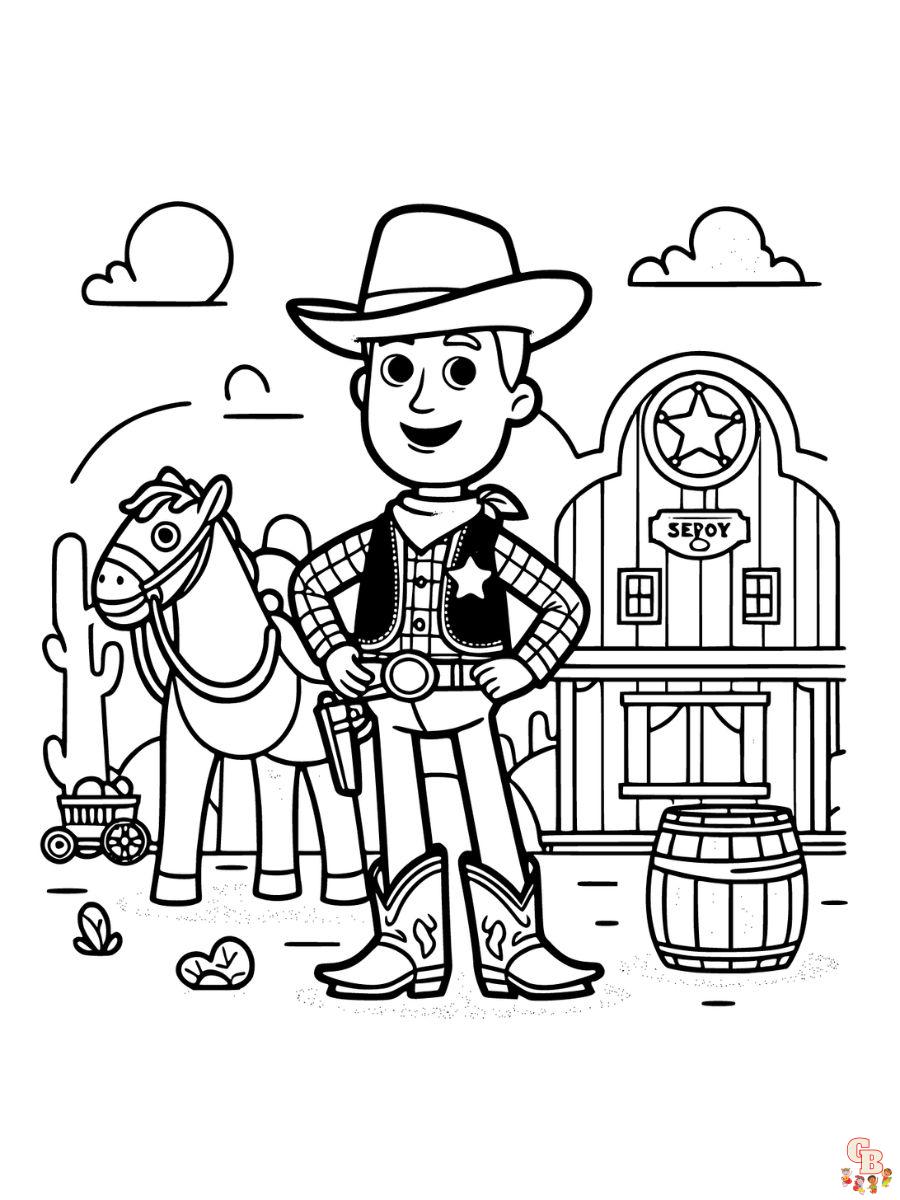 Best toy story coloring pages for kids