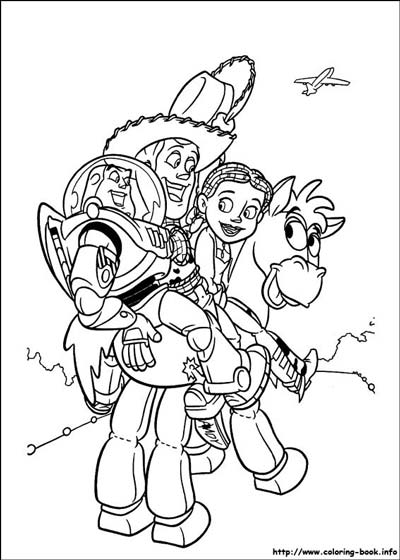 Updated toy story coloring pages