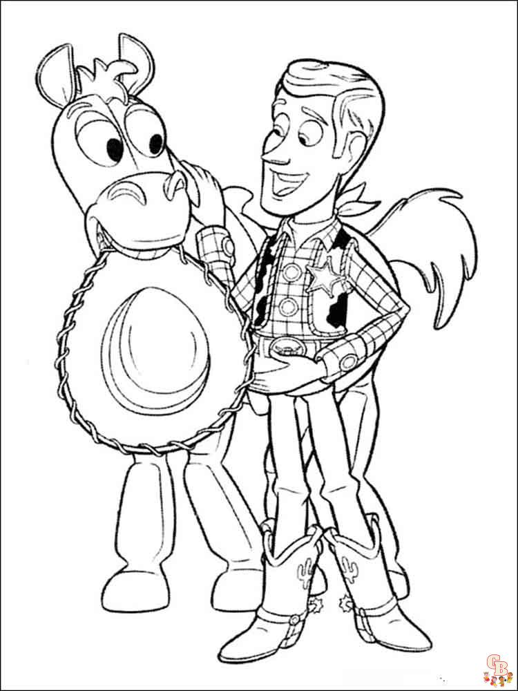 Best toy story coloring pages for kids