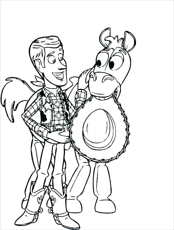 Woody coloring pages