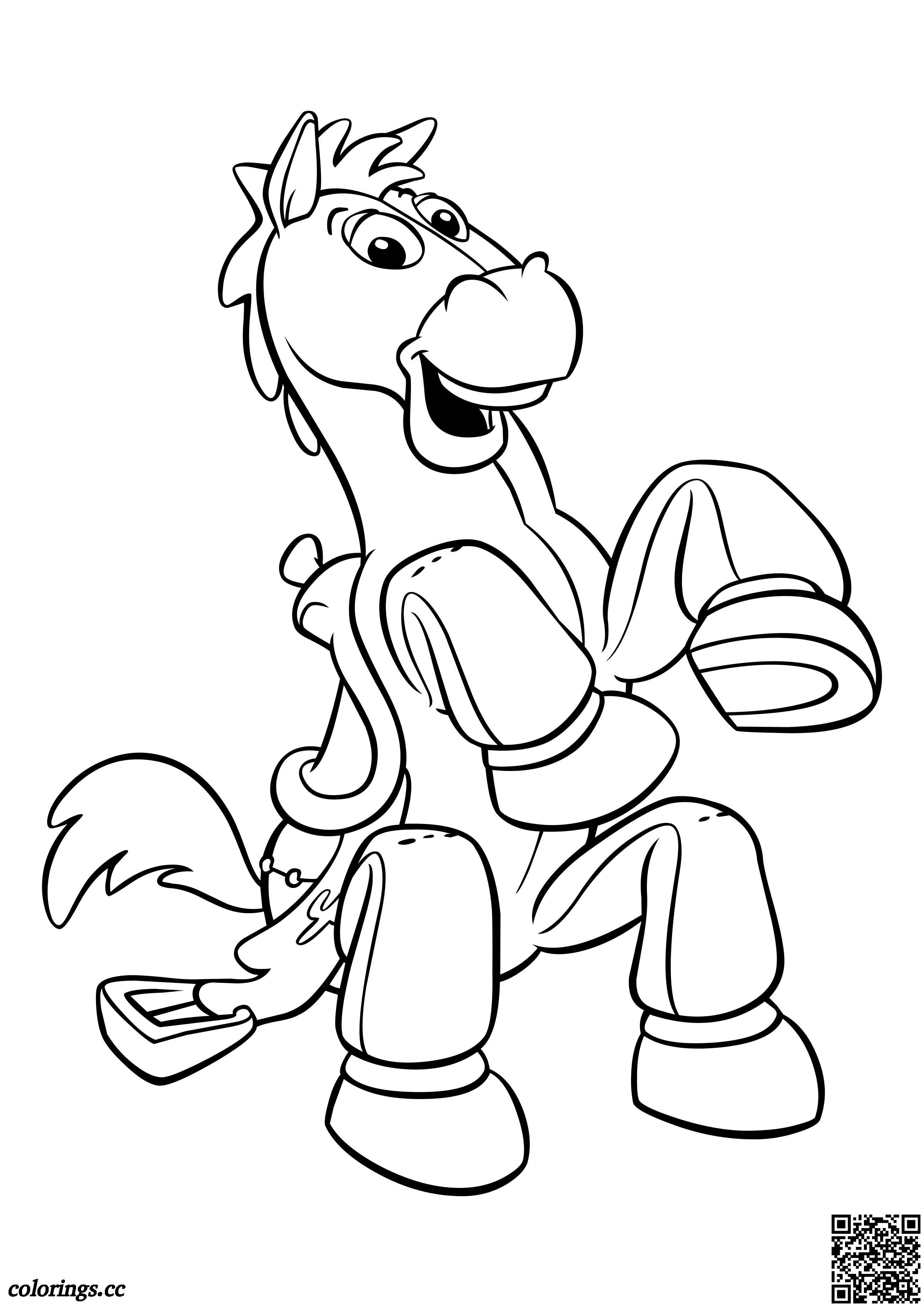 Bullseye coloring pages the history of toys coloring pages