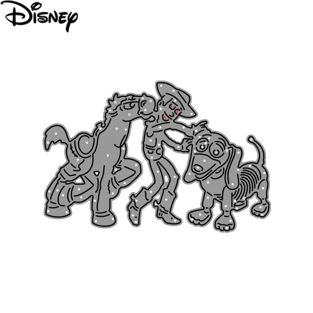 Disney toy story metal cutting dies slinky dog bullseye woody die cuts for scrapbooking album diy paper card art craft decor