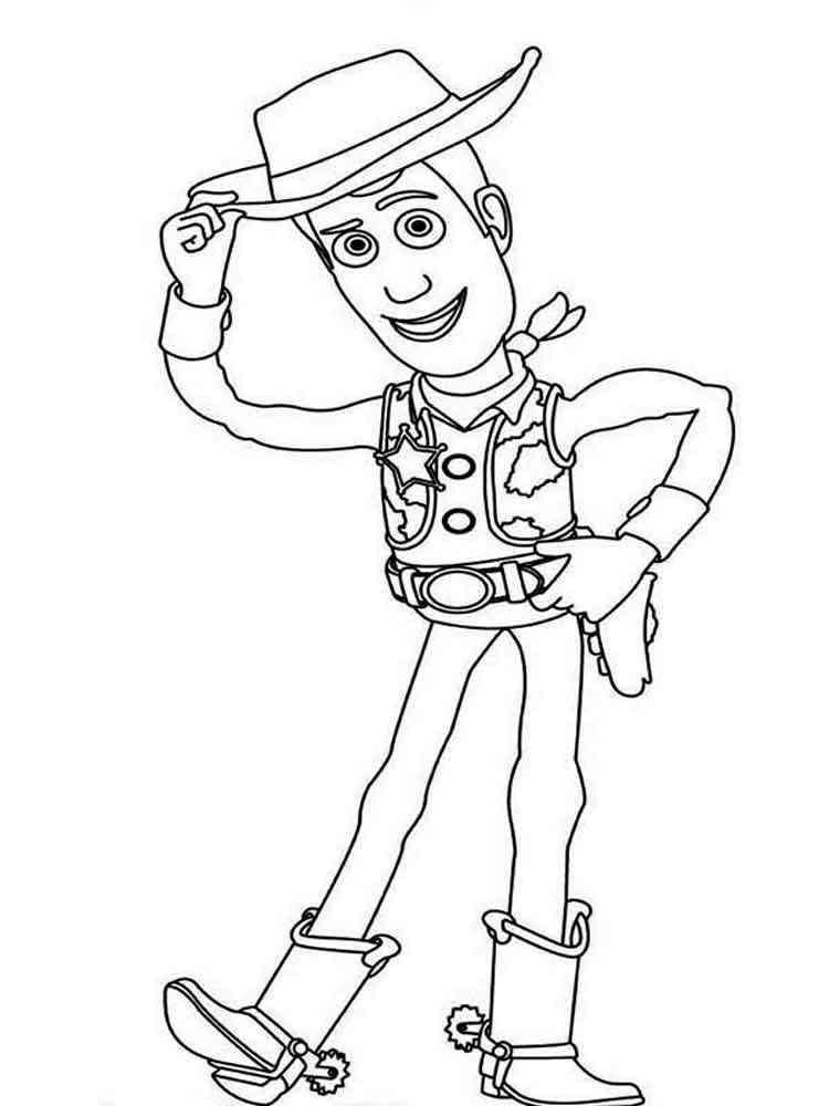 Woody coloring pages free printable woody coloring pages in toy story coloring pages woody toy story cute coloring pages