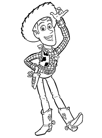 Toy story coloring page