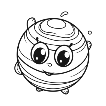 Jupiter outline art png transparent images free download vector files