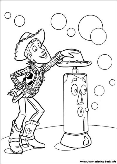 Updated toy story coloring pages
