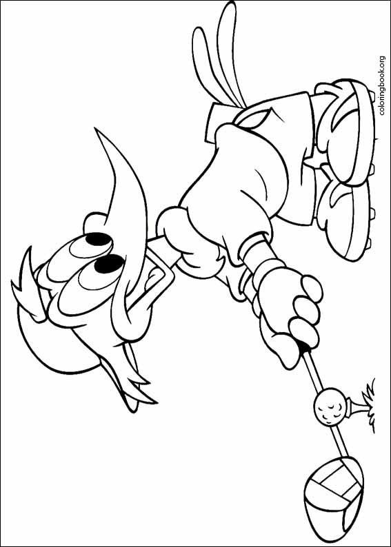 Woody woodpecker coloring page