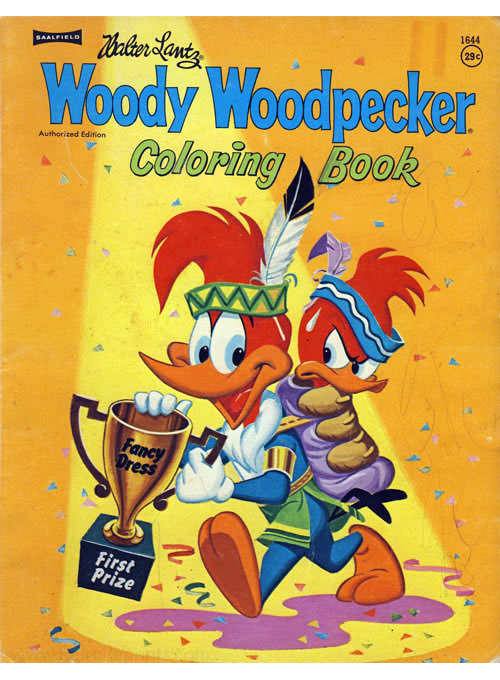 Woody woodpecker coloring book coloring books at retro reprints