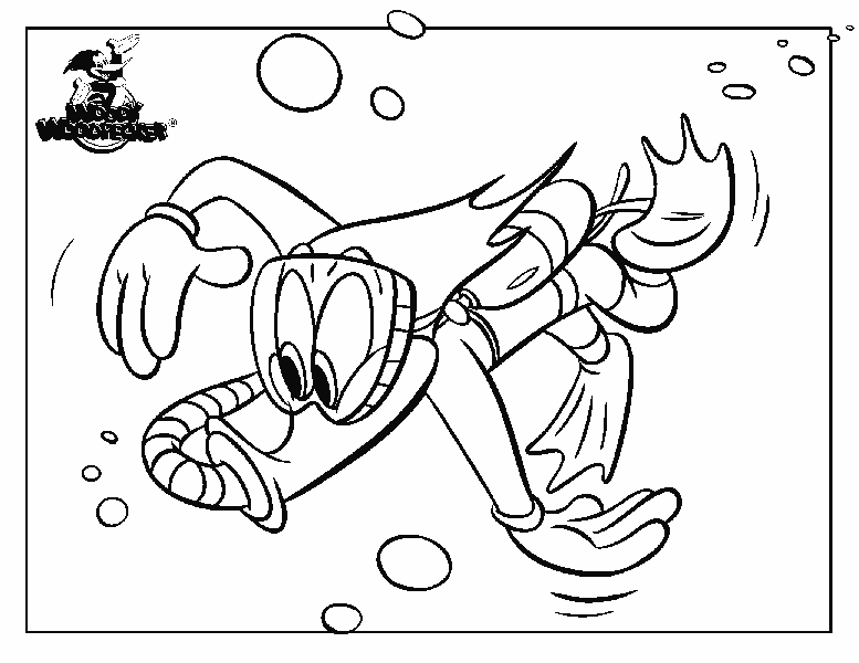 Best woody woodpecker coloring pages for kids