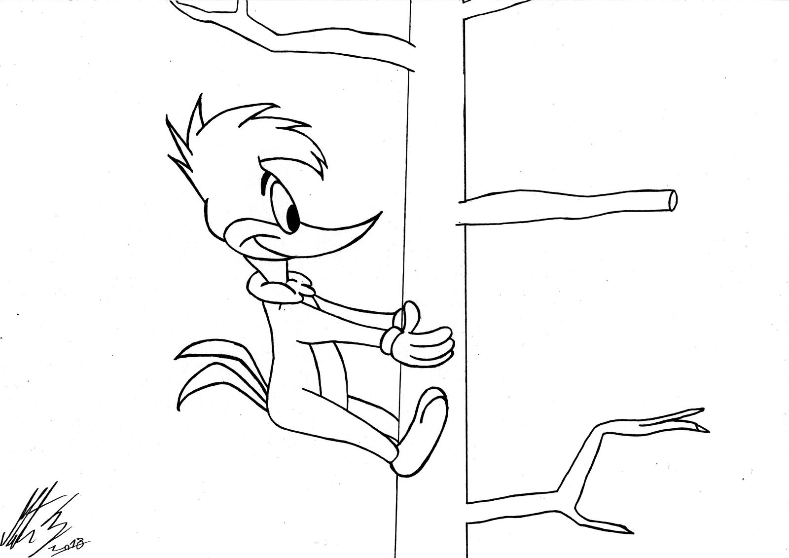 Woody woodpecker by morteneng on