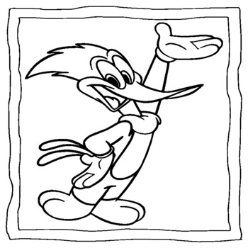Woodpecker coloring book for kids woodpecker coloring pages by abdell hida