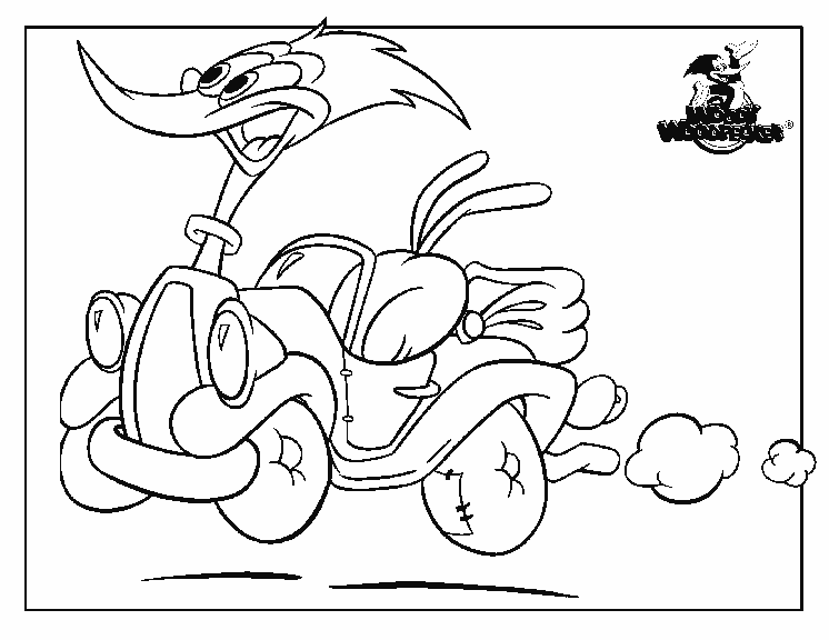 Best woody woodpecker coloring pages for kids
